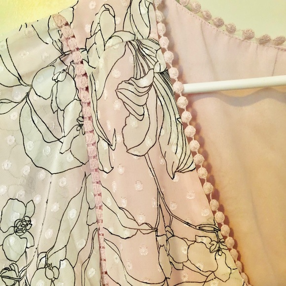 Avenue Pink chiffon Top - Picture 4 of 5